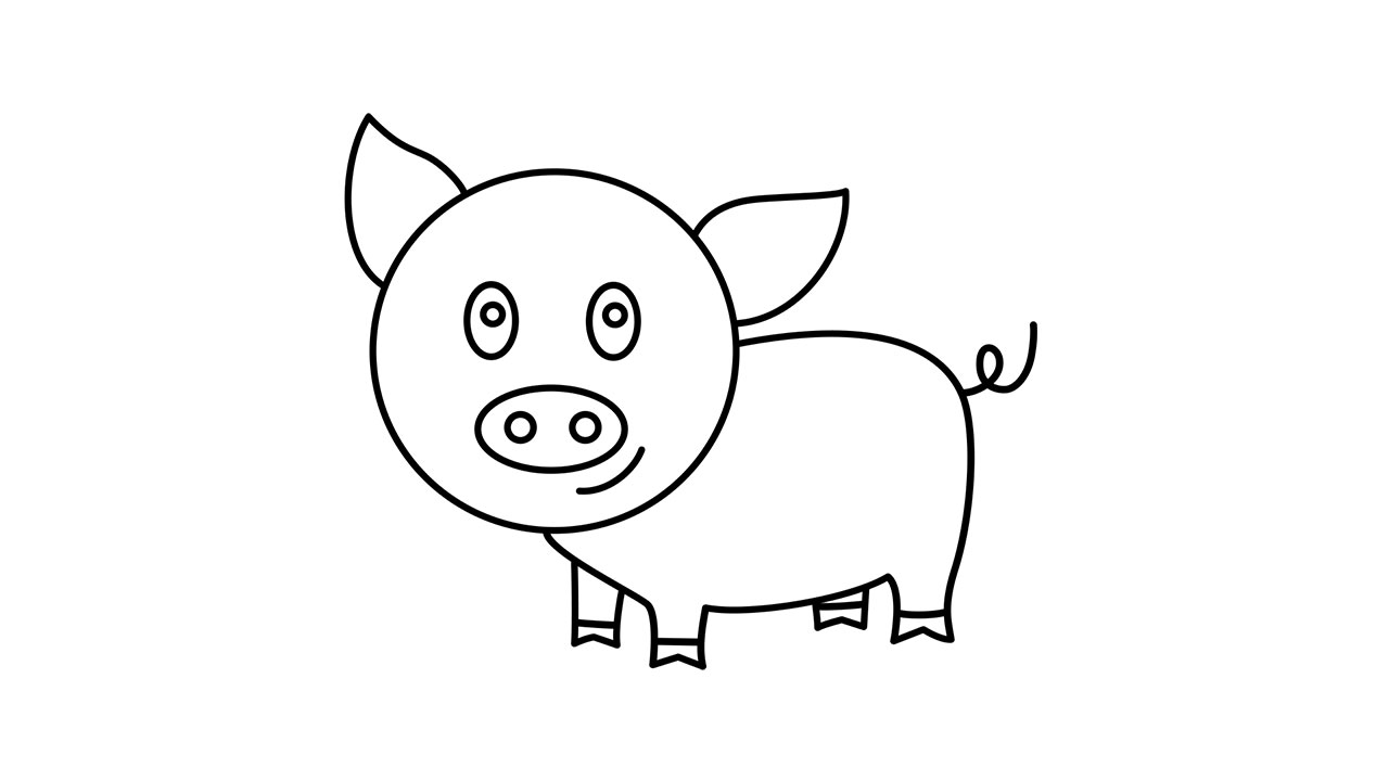 You are currently viewing How to Draw a Pig